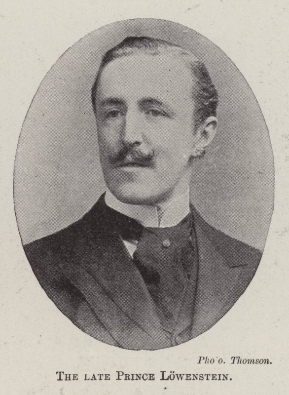 afdøde prins Lowenstein af English Photographer