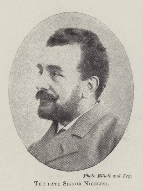 Afdøde signor Nicolini af English Photographer