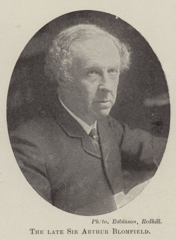 Den afdøde Sir Arthur Blomfield af English Photographer