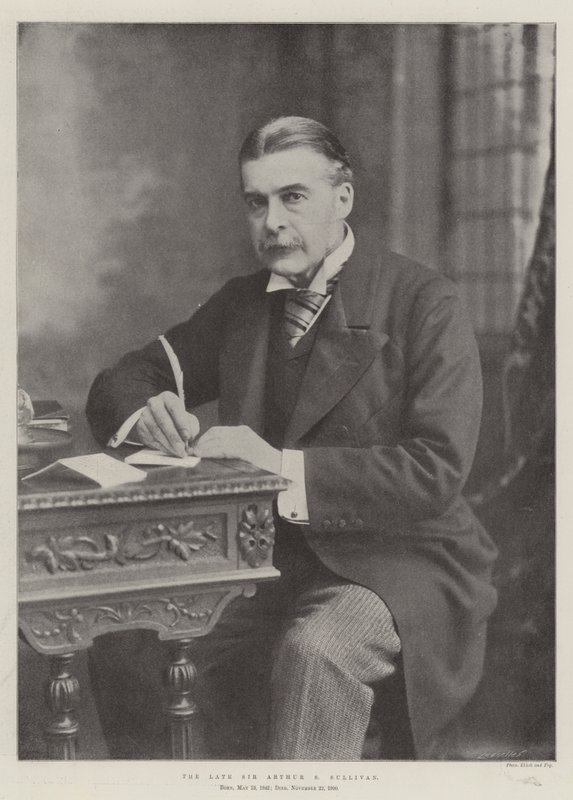 Den afdøde Sir Arthur S Sullivan af English Photographer