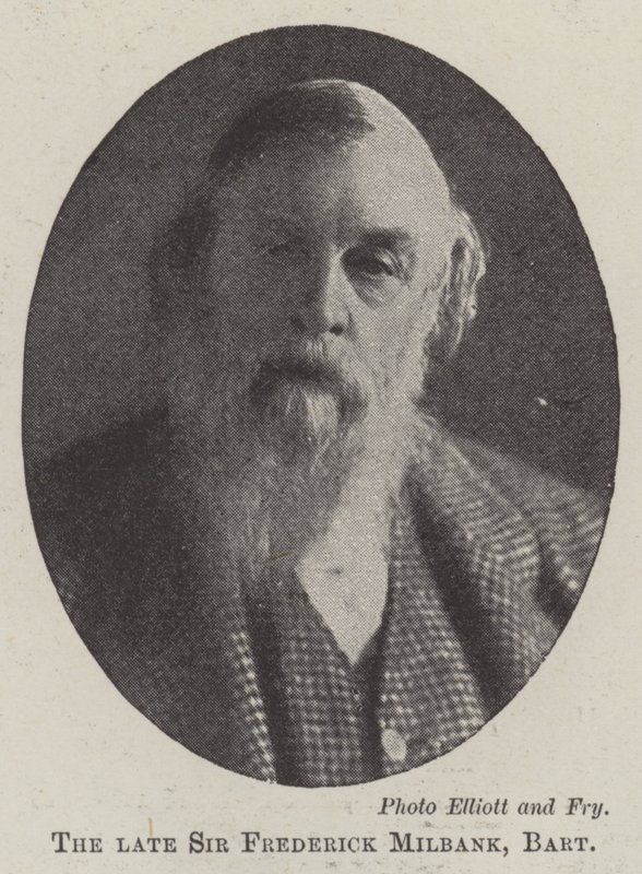 Afdøde Sir Frederick Milbank, Baronet af English Photographer