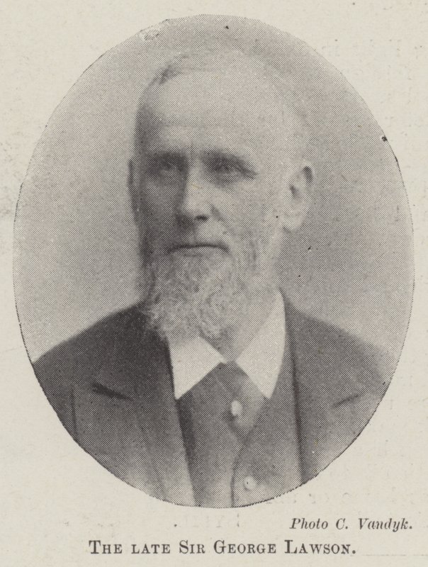 Den afdøde Sir George Lawson af English Photographer