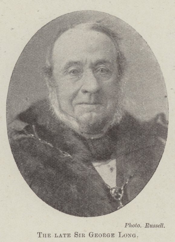 Den afdøde Sir George Long af English Photographer