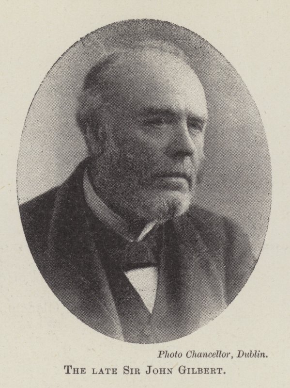 Den afdøde Sir John Gilbert af English Photographer