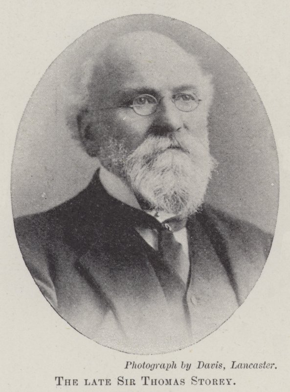 Afdøde Sir Thomas Storey af English Photographer