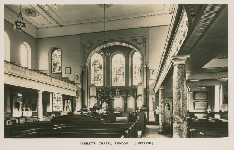 Wesleys Chapel, London af English Photographer