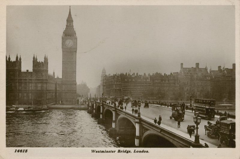 Westminster Bridge, London af English Photographer