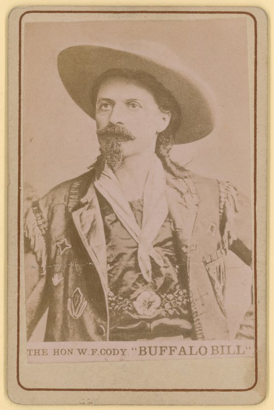 William F Cody, Buffalo Bill af English Photographer