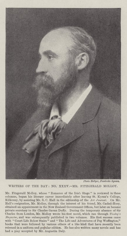 Dagens forfattere, hr. Fitzgerald Molloy af English Photographer