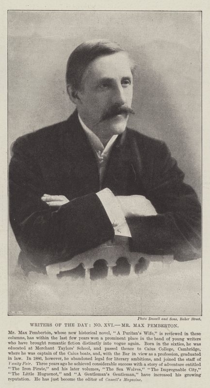 Dagens forfattere, hr. Max Pemberton af English Photographer