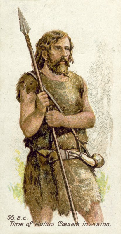 55 f.Kr., tidspunktet for Julius Cæsars invasion af English School
