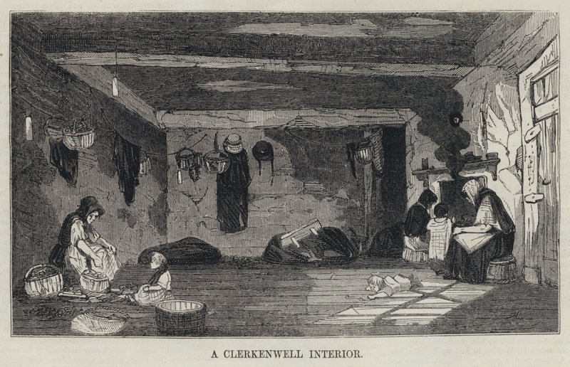 A Clerkenwell Interiør (gravering) af English School