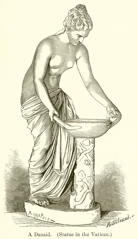 En danaid. (Statue i Vatikanet) af English School