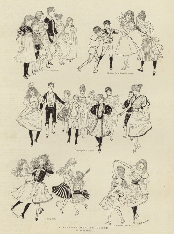 En parisisk danselektion af English School