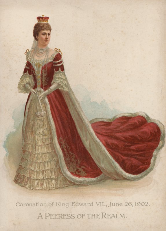 A Peeress of the Realm (chromolitho) af English School