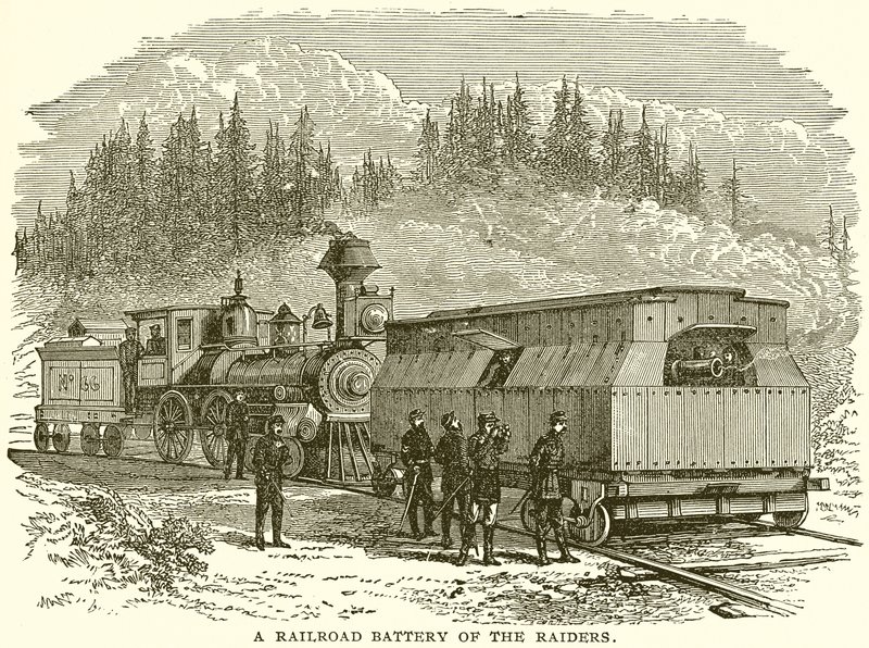 Et Railroad Battery of the Raiders af English School