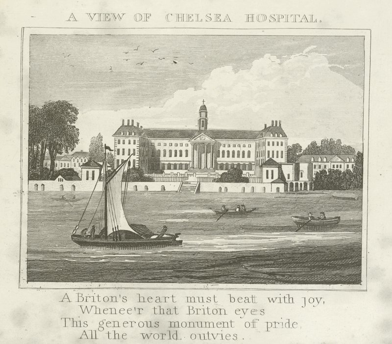 Udsigt over Chelsea Hospital af English School