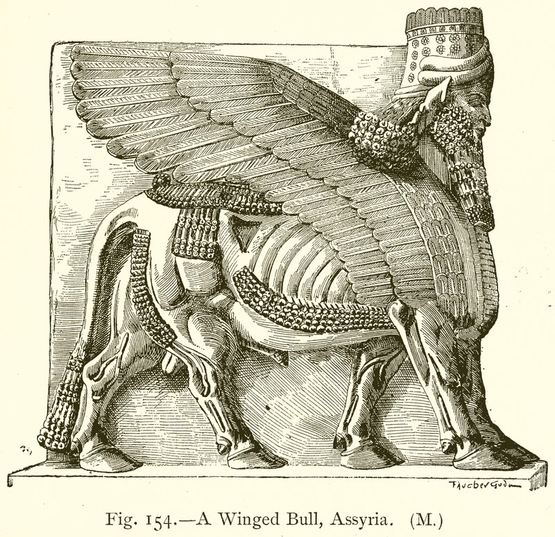 En bevinget Tyr, Assyrien af English School