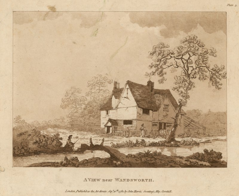 En udsigt nær Wandsworth af English School