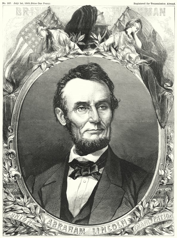 Abraham Lincoln (gravering) af English School