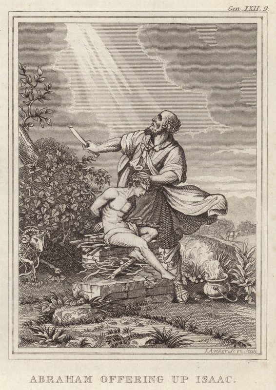 Abraham ofrer Isak af English School