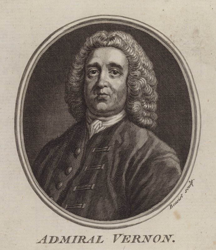 Admiral Vernon (gravering) af English School