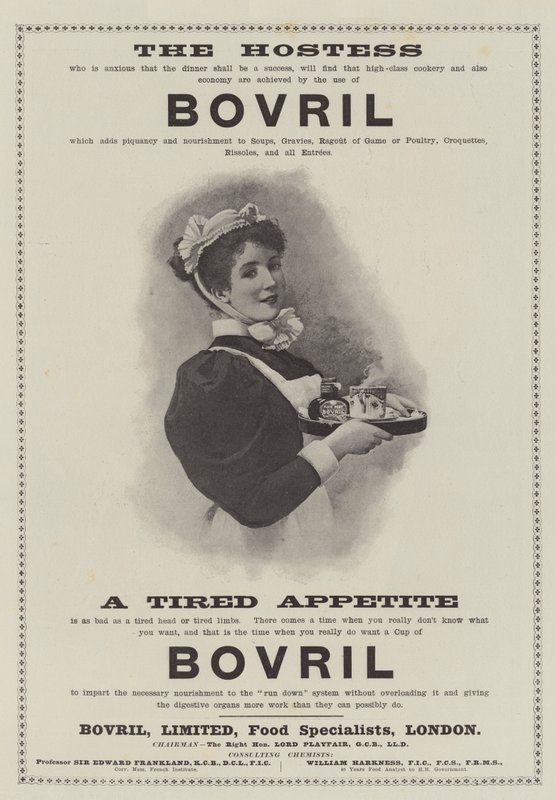 Annonce, Bovril (gravering) af English School