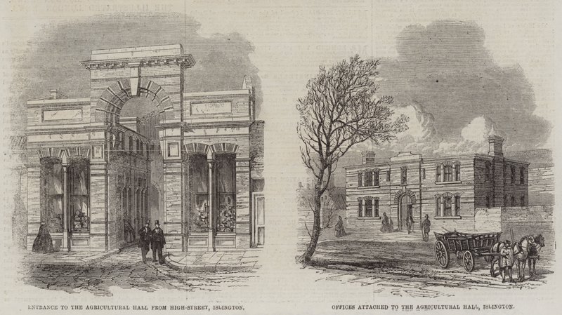 Landbrugshal (gravering) af English School