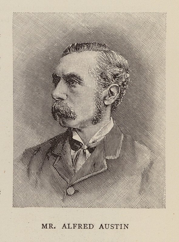 Alfred Austin, engelsk digter (kobberstik) af English School