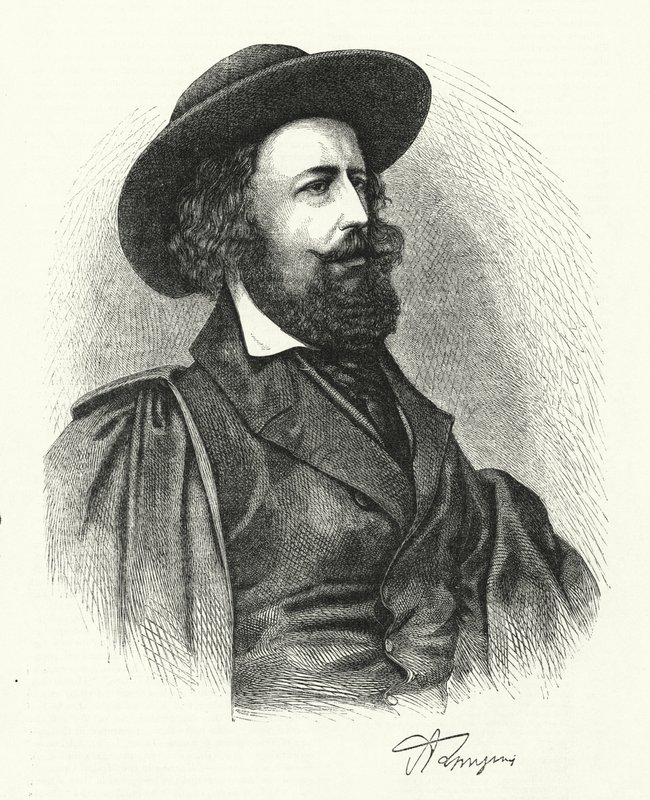 Alfred Lord Tennyson (gravering) af English School