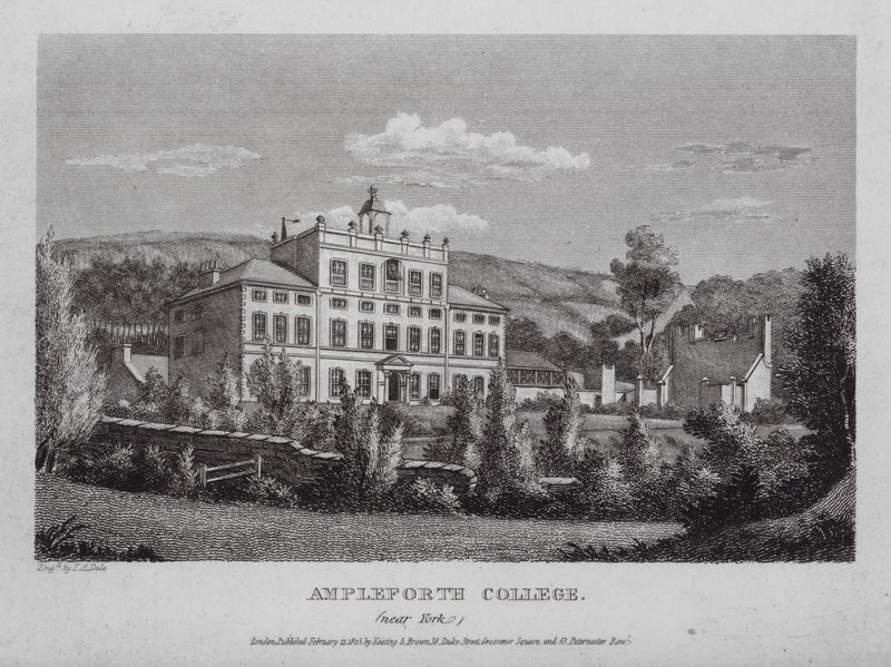 Ampleforth College, nær York (gravering) af English School