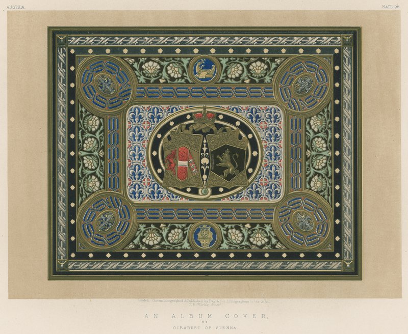 Et albumcover af Girardet i Wien af English School