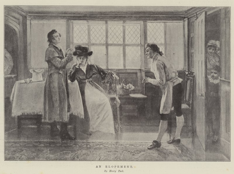 En udsving (litho) af English School