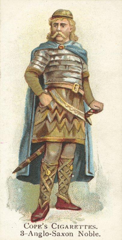 Anglo-Saxon Noble (chromolitho) af English School