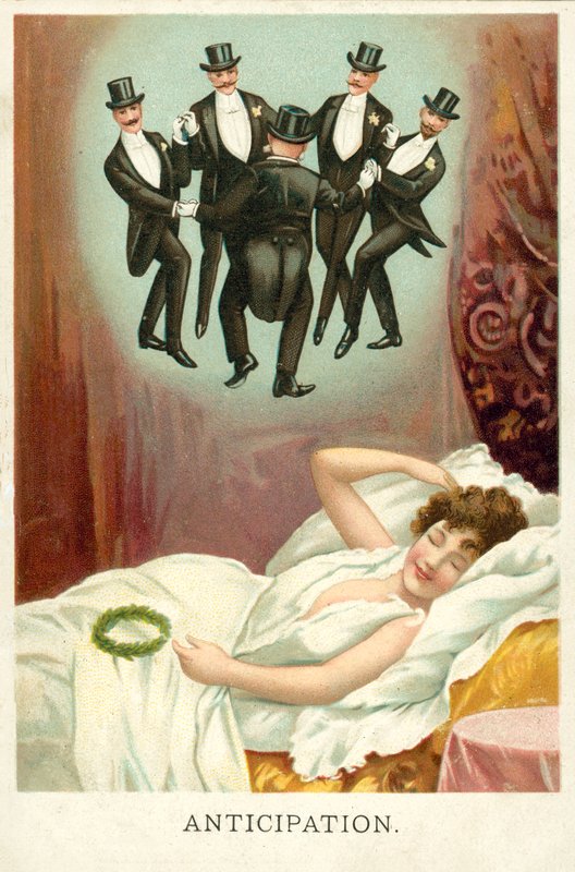 Forventning (chromolitho) af English School