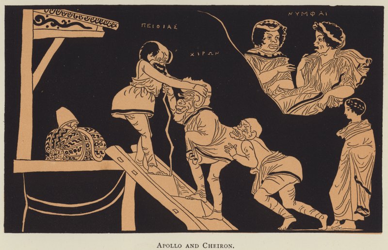 Apollon og Cheiron af English School