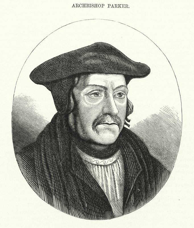 Ærkebiskop Parker (kobberstik) af English School