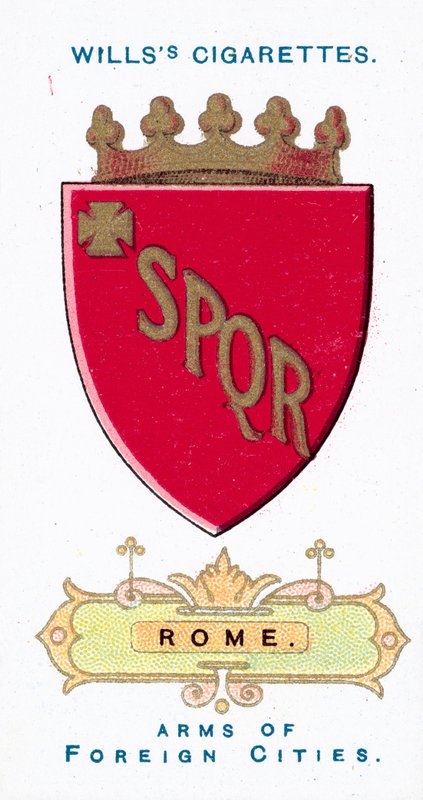 Arms of Rome (chromolitho) af English School