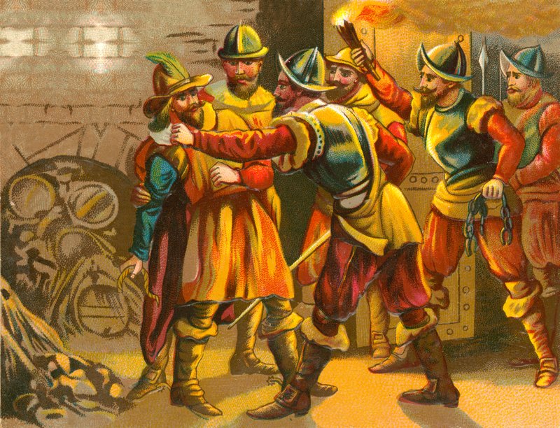 Anholdelse af Guy Fawkes af English School