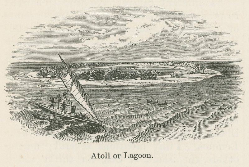 Atoll eller lagune (gravering) af English School