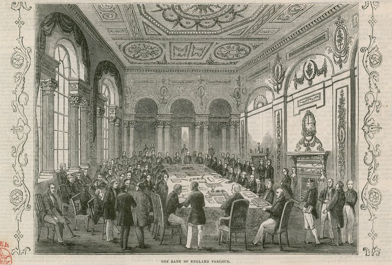 Bank of England, Parlor af English School