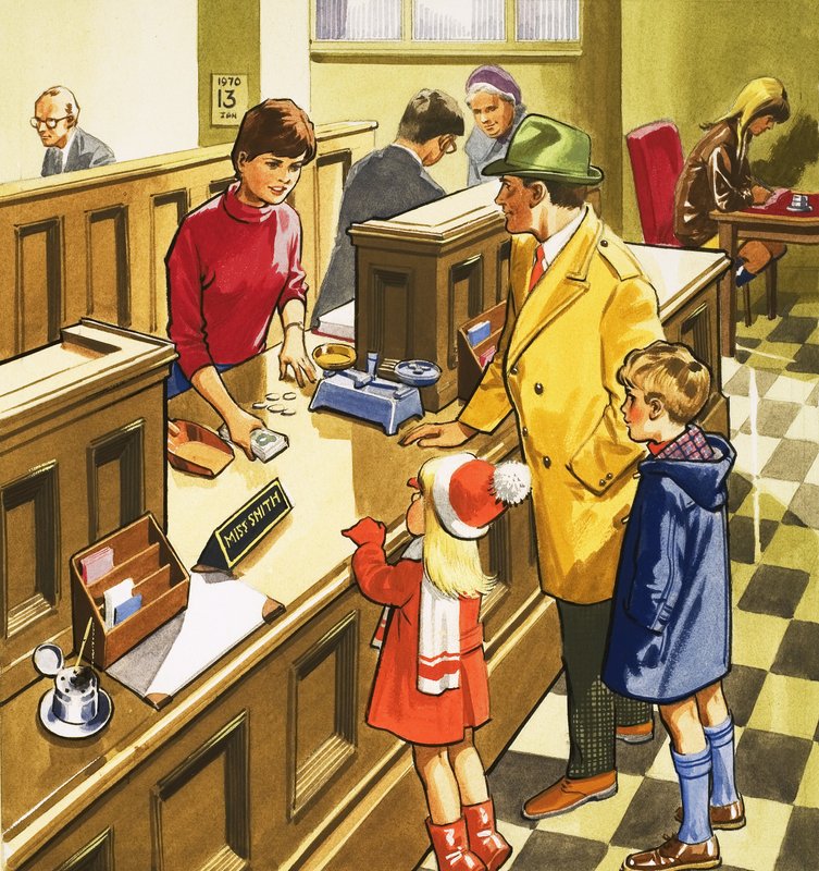Bankkasserer af English School
