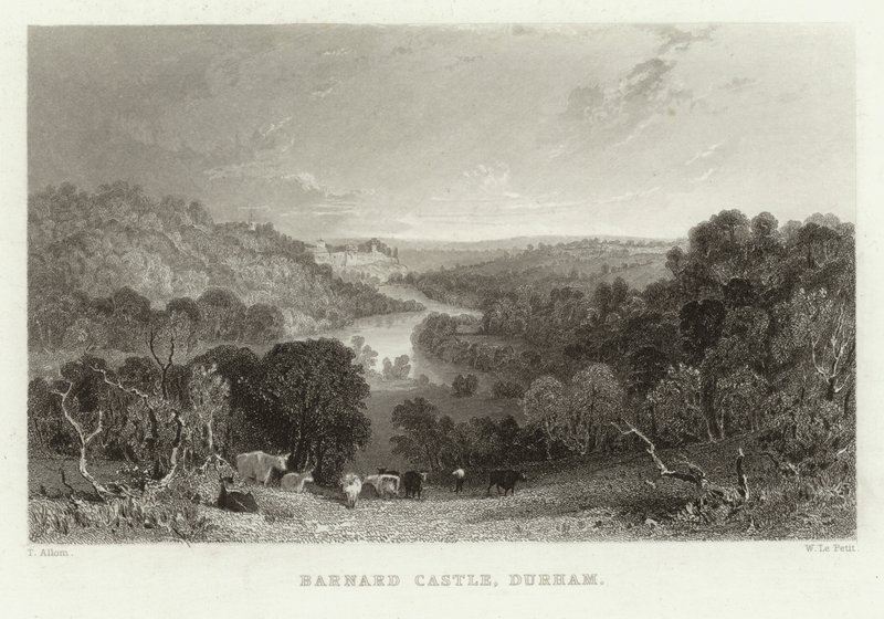 Barnard Castle, Durham af English School