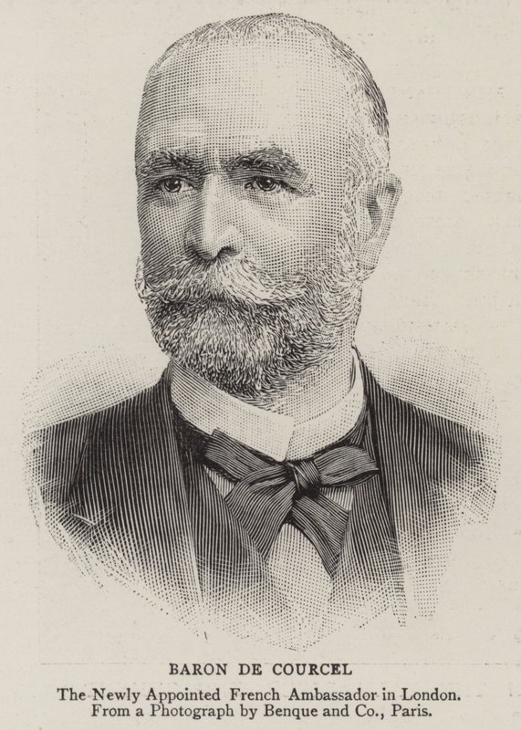 Baron de Courcel (gravering) af English School