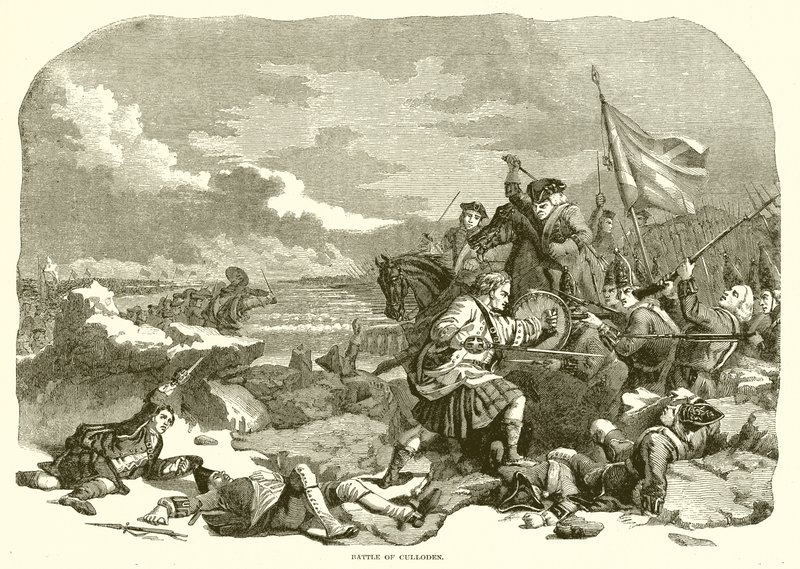 Slaget ved Culloden af English School