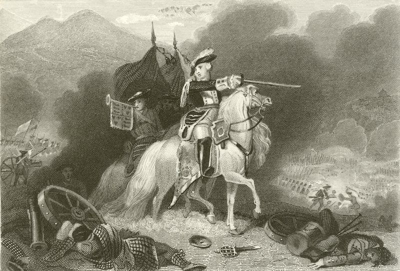 Slaget ved Culloden af English School