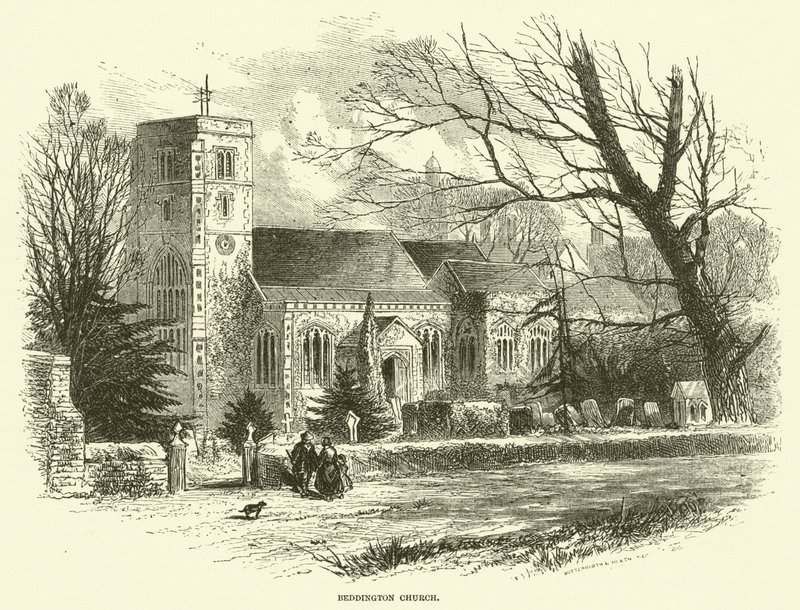 Beddington Church (gravering) af English School
