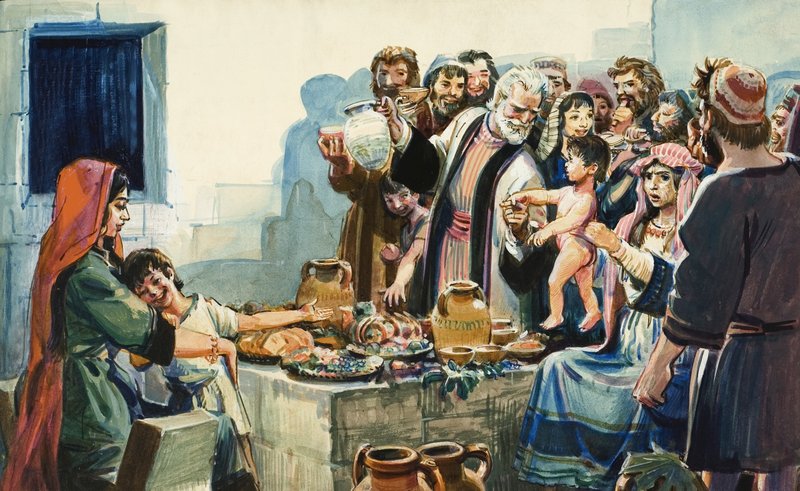 Bibelsk Scene af English School