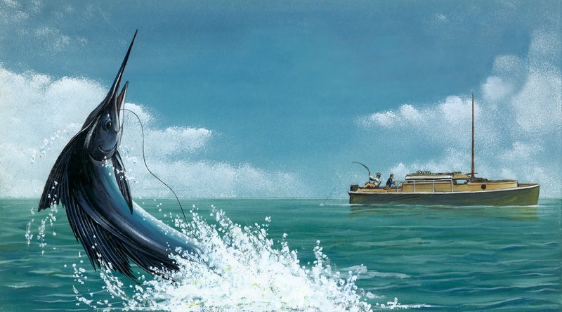 Storvildt fiskeri af English School