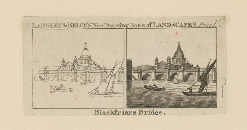 Blackfriars Bridge af English School